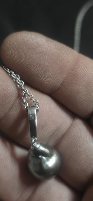 Colier argint perla Naturală