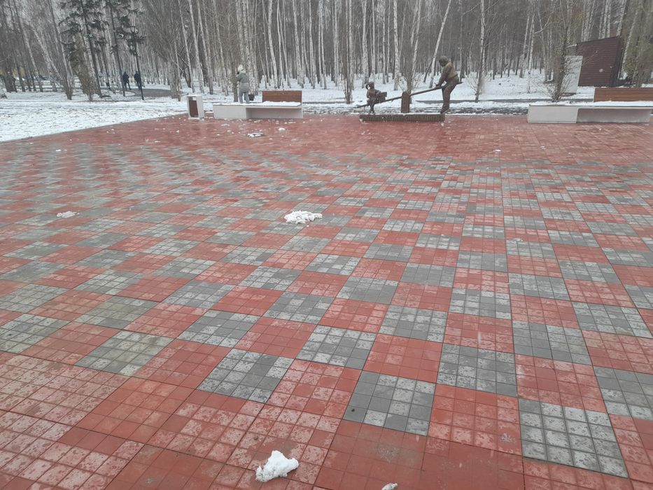 Укладка брусчатки