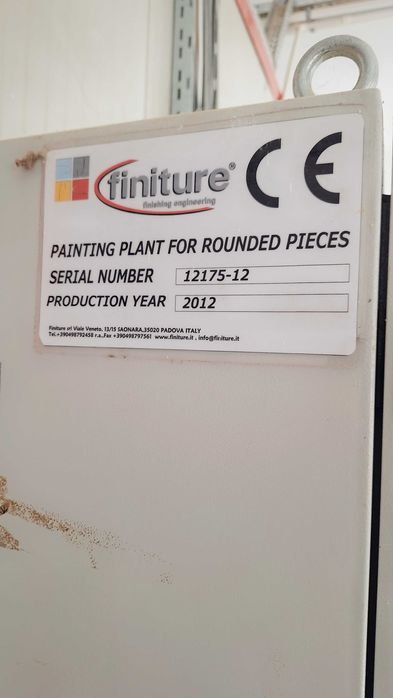 Linie automata de vopsit elemente mici FINITURE Italia