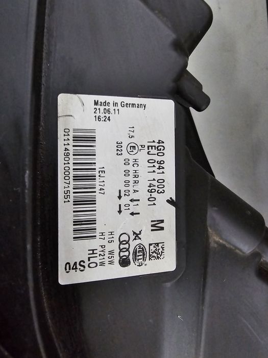 Far stanga halogen Audi A6 4G dupa 2011 cod 4G0941003