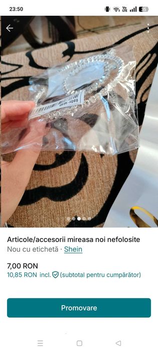 Accesorii mireasa noi nefolosite