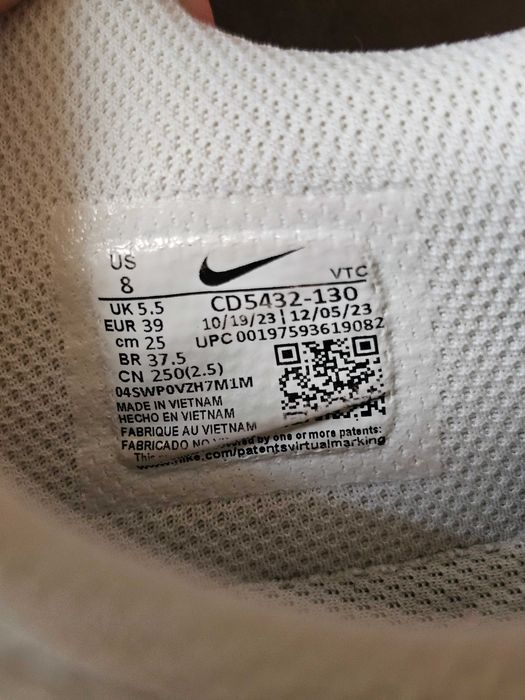 NIKE AIR MAX EUR 39 стелка 25 cm