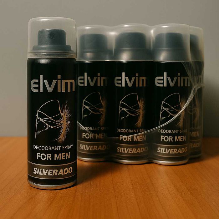 Elvim дезодорант за мъже – 12 броя в комплект, свеж и стилен