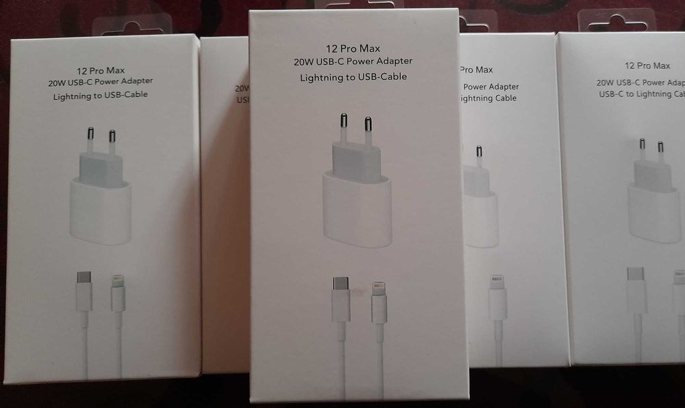 set incarcator 20w fast charge iPhone adaptor priza + cablu incarcare