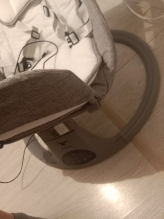 Шезлонг PEGAS Deluxe-multi-swing до 12 кг серый