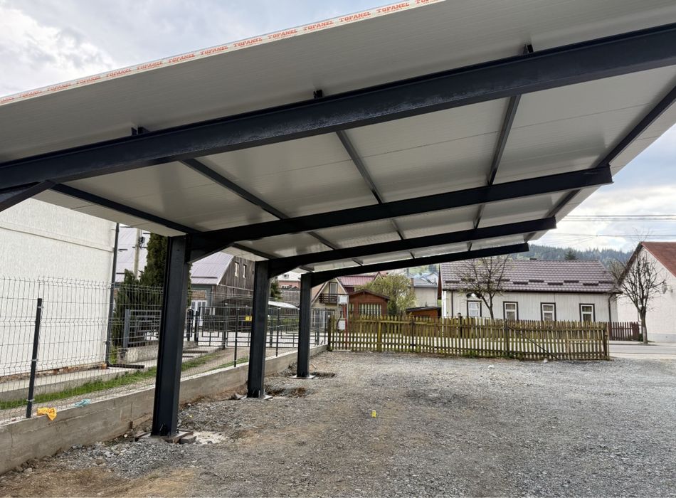 Carport auto, structura metalica - livrare si montaj in toata tara