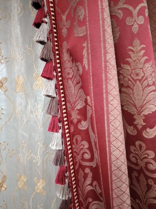 Комплект штор с ламбрекеном