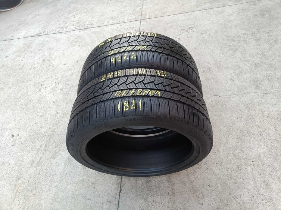 Doua anvelope iarna 245 40 19 continental wintercontact TS 860S 7,8 mm
