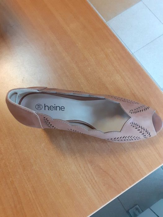 Нови немски обувки "HEINE"-естествена кожа 38 номер