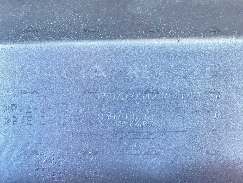 Ornament bandou bara spate Dacia Duster 2 2017+ nou original