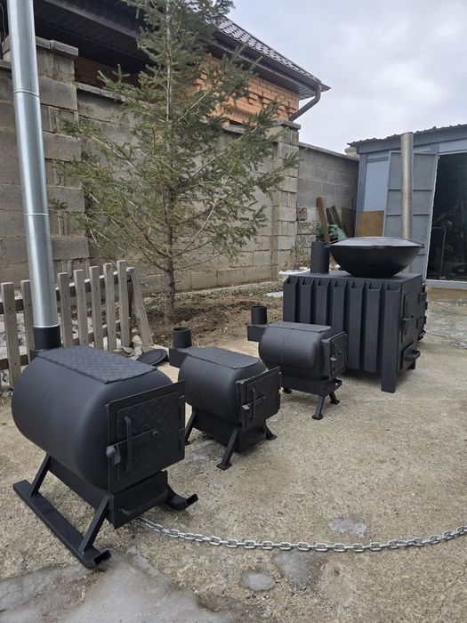 Печь-буржуйка...