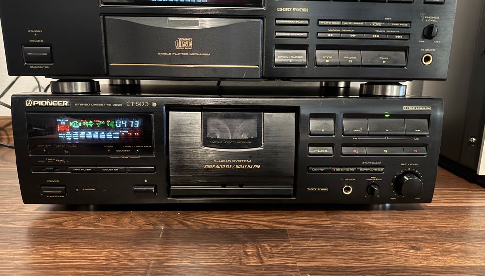 Pioneer CT S 420 deck 3 capete