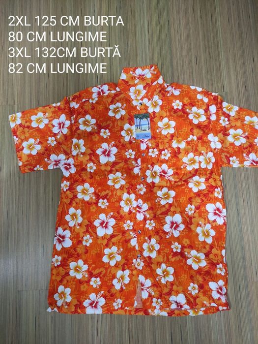 Camasa inflorata Hawaii M -3XL de vâscoza