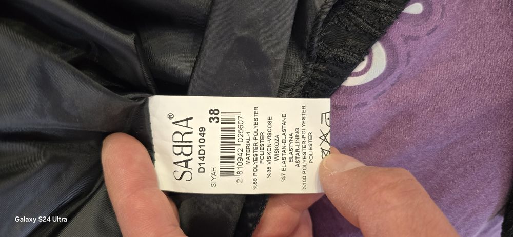 Официална рокля къса S/38