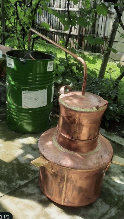Vand cazan de tuica complet de 45 litri