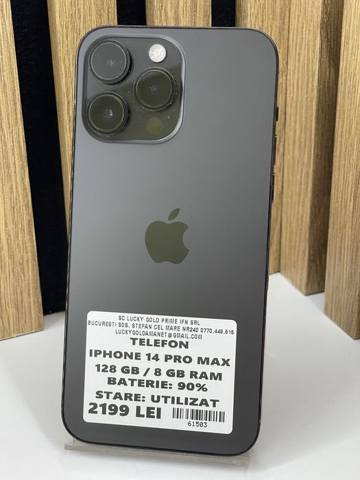 Iphone 14 Pro Max 128Gb 90% baterie Garantie / Factura #61503