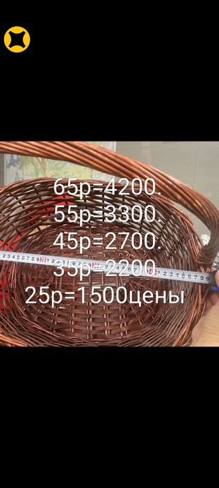 Склад оптовых товаров
Продаём плетёные корзины и слюду (плёнку) для уп