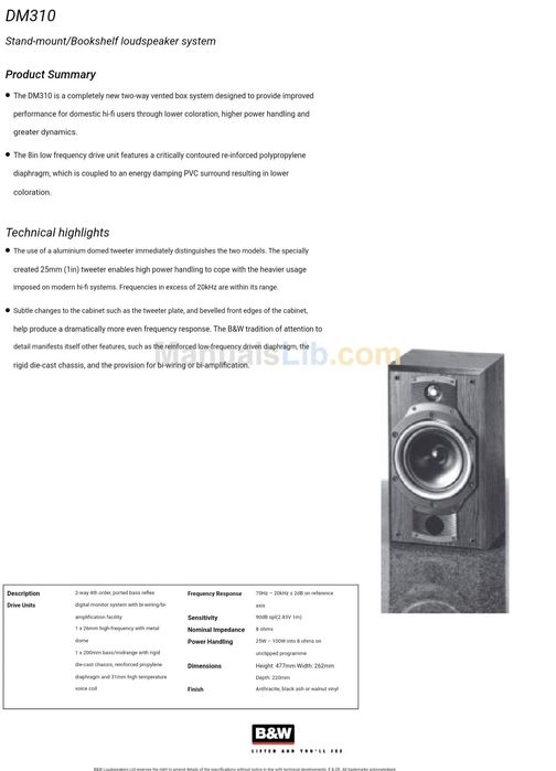 Boxe Bowers&Wilkins DM310 Bucuresti Sectorul 4 • OLX.ro