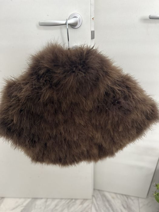 Bolerou din puf de strut Zara Basic -piesa de exterior/interior