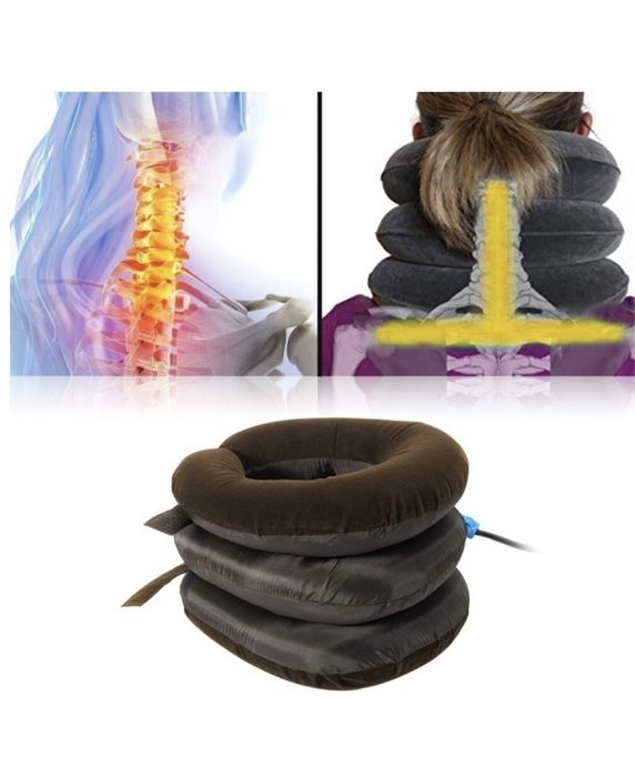 Воротник компрессионный надувной для вытяжки массажёр