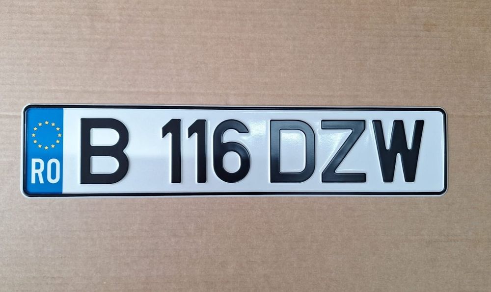 Placute auto numere auto personalizate ornamentale