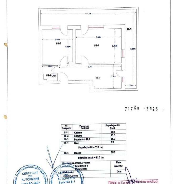 Apartament 2 camere Liviu Rebreanu Auchan Titan cu Parcare