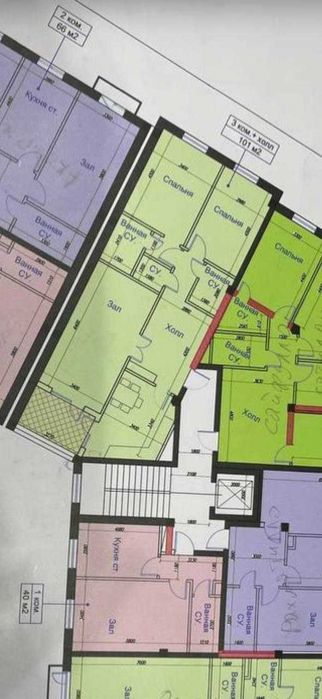 Продается квартира в новостройке Ориентир Исломобод масжид 3/4/8