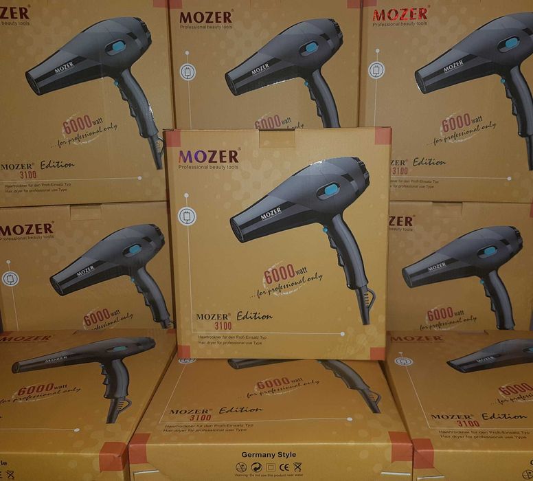 Фен мощный для волос Mozer 3100. ОРИГИНАЛ заводской! НОВЫЙ! ДОСТАВКА.