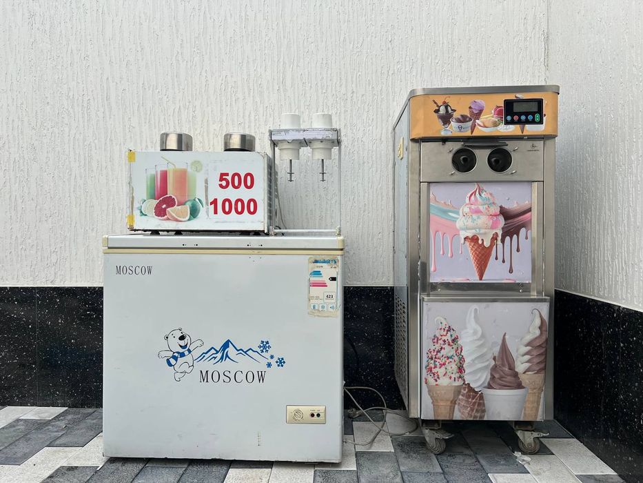 Muzqaymoq aparat.Marazilka.kaktil aparat. Sok aparat.zontik. Reklamala