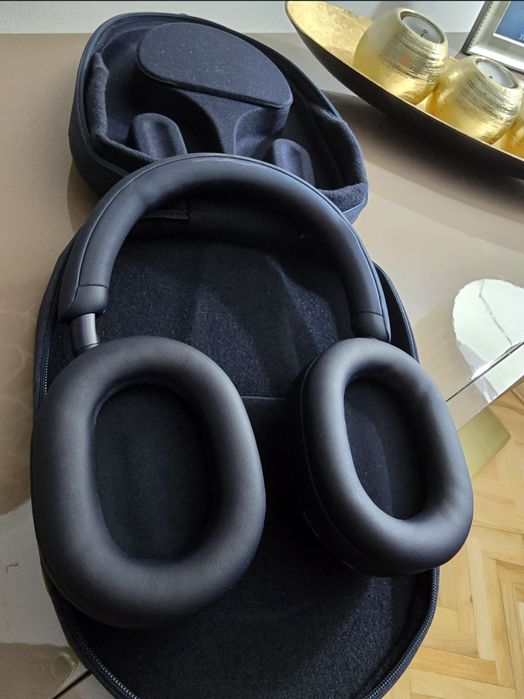 Casti SONY WH-1000XM5, Bluetooth, Over-ear, Microfon, Noise Cancelling