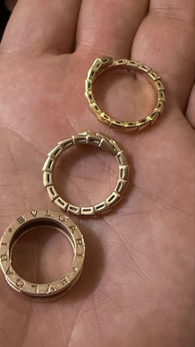 Bulgari ОРИГИНАЛЕН  пръстен 18к