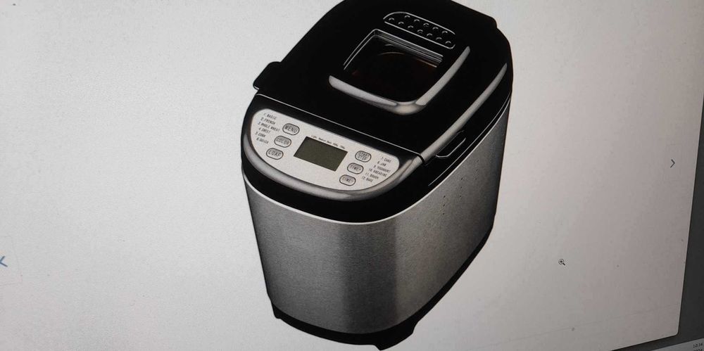 Masina de paine  12 programe, LCD, Inox