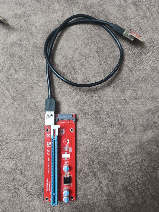 USB райзер sata molex