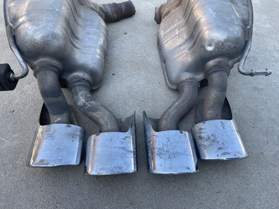 АМГ выхлоп 211 amg w211