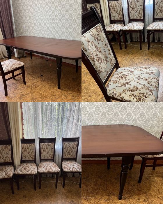 Столь 1 штук стулья 6 штук
