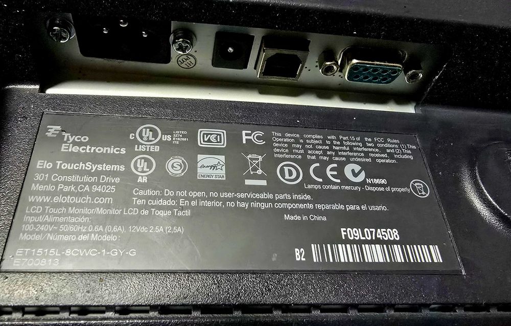 sistem POS All in One , monitor Touchscreen 15"