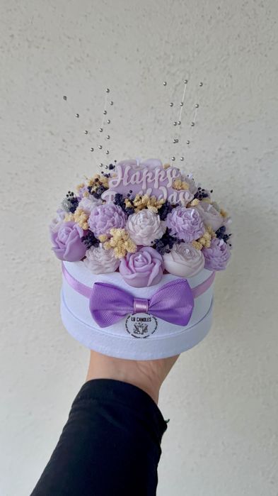 Ароматни букети от соеви свещи