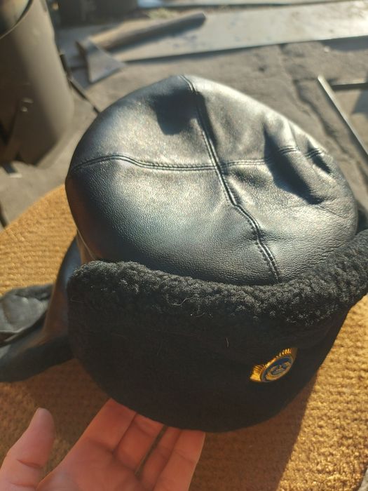 Шапка ушанка цигейковая