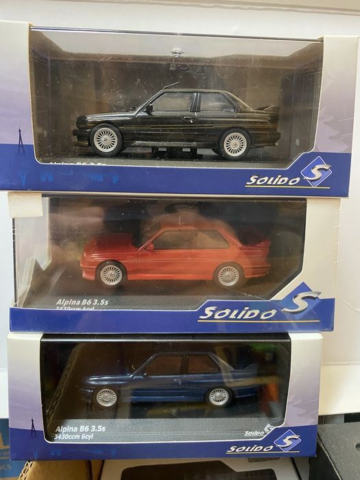 SOLIDO BMW E30 Alpina B6 3.5s machetă auto scara 1:43