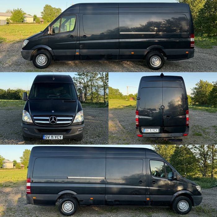 Mercedes Sprinter 315 CDI Lung / Autoutilitară N1 / 2008 / 2.2 DIESEL / 150 CP / Cutie Manuală 6 Trepte / 2 Usi Culisante / Webasto / Bi-Xenon