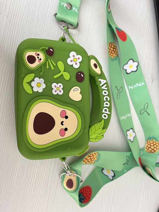 Силиконовая сумка авокадо