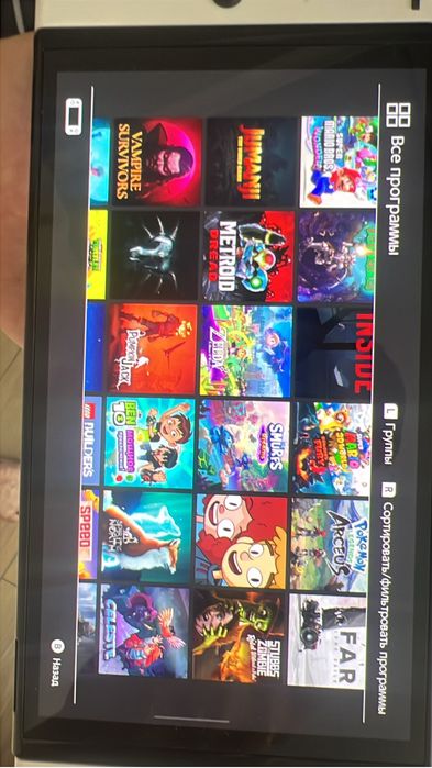 Прошитый Nintendo switch oled