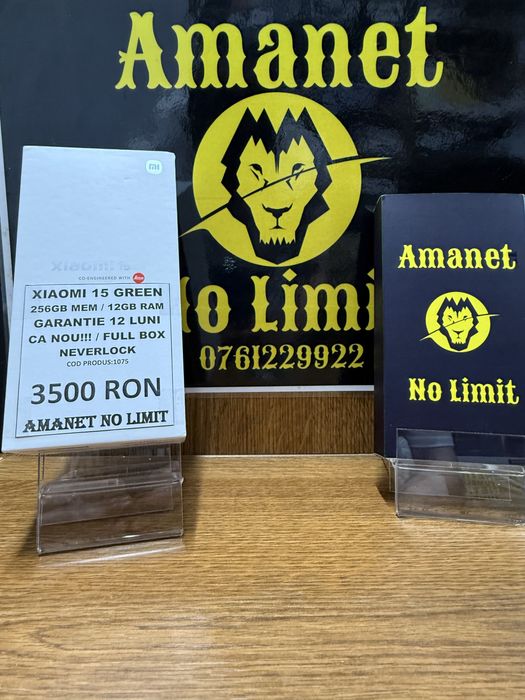 Xiaomi 15 Green Ca Nou!!! 256GB/12GB RAM Garantie 1An ,Amanet No Limit