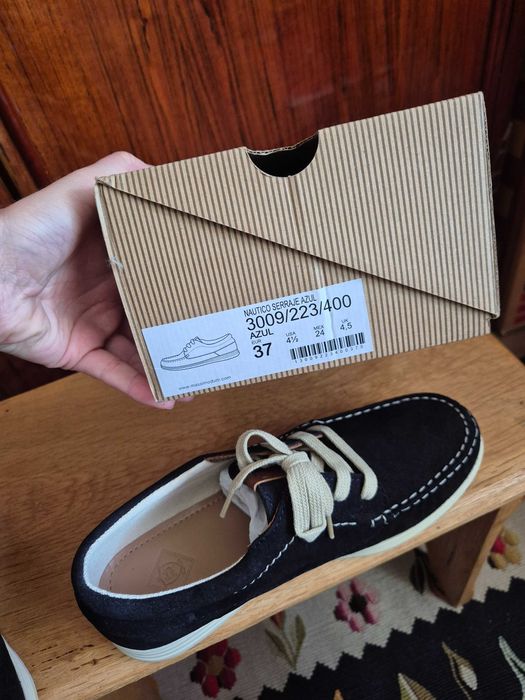 Pantofi piele intoarsa baieti nr. 37 Massimo Dutti noi