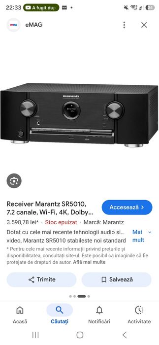 MARANTZ SR-5010, av surround receiver , bluetooth, Spotify, hdmi  Wi-Fi dtsx  audyssey