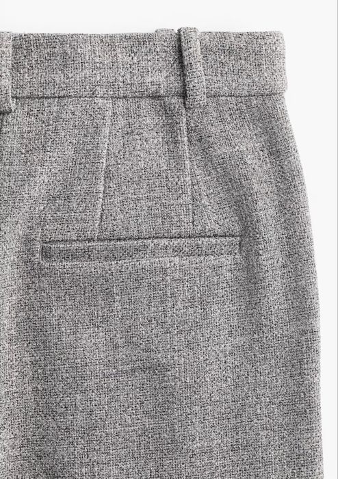 Сако и панталон сив меланж H&M