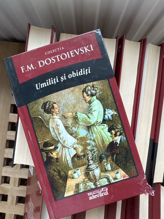 FM Dostoievski - 12 volume NOI, ținute în bibliotecă, Adevărul Cărți complet noi, niciodată citite, ținute cu grijă într-o bibliotecă personală