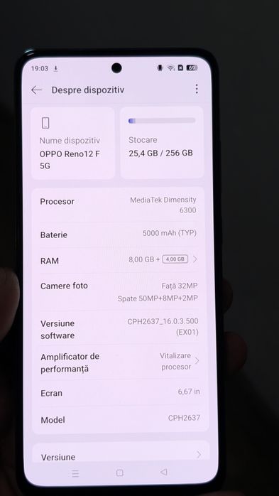 Oppo Reno 12F  +ceas Fitbit  Ionic