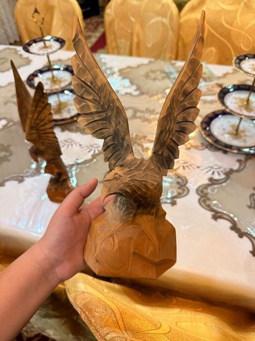 Резные деревянные орлы сделано в СССР