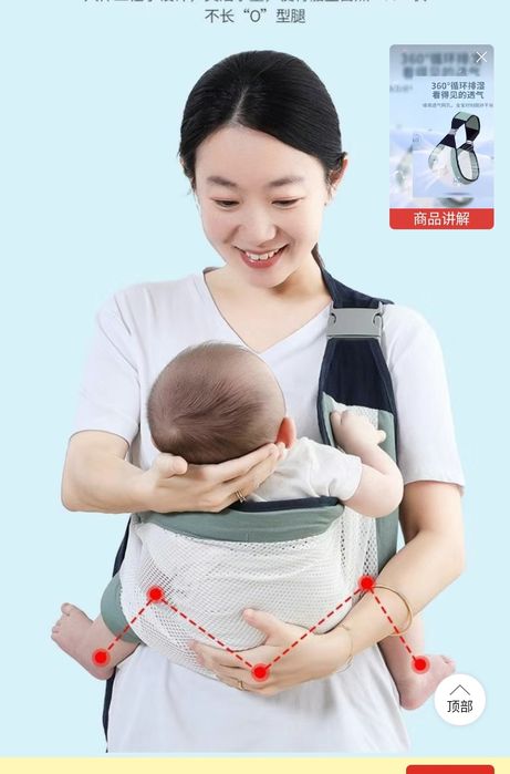 Слинг новый для ребенка